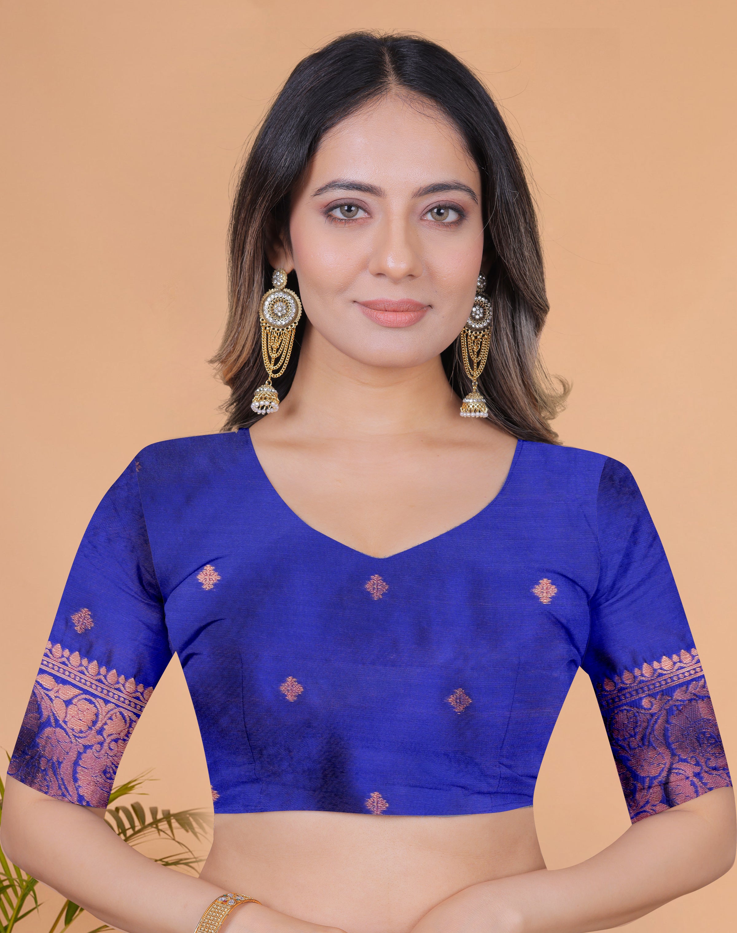 Banarasi Silk Saree with Zari Embellishment with 8 color option ✨💙💚